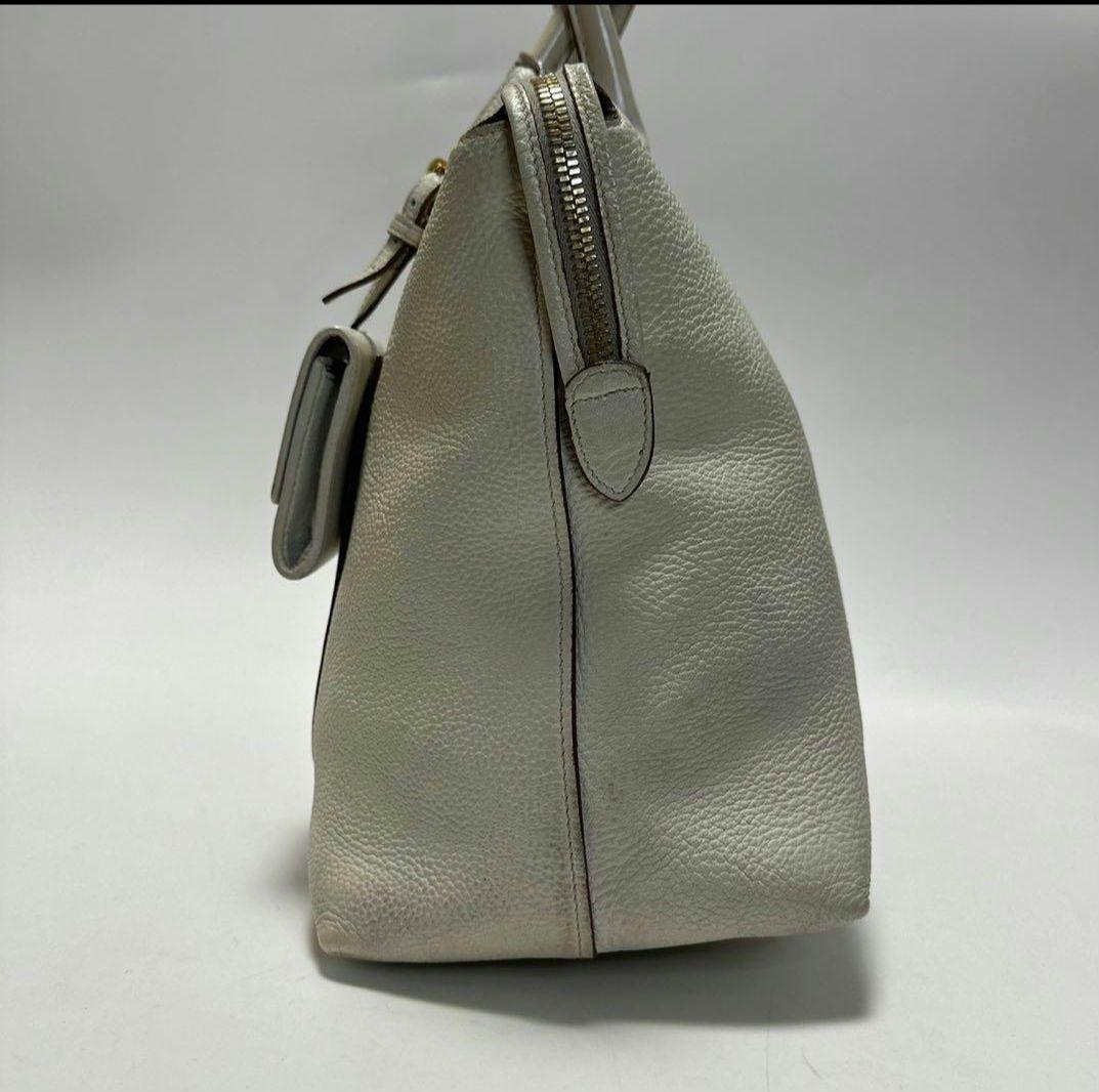 プラダ　ロゴ金具　ヴィッテロ　レザー　シボ革　2wayショルダーバッグ.