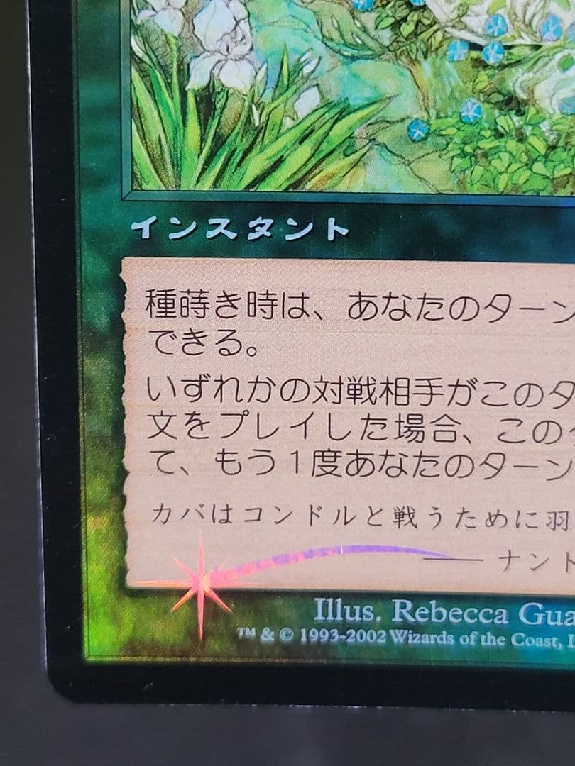 MTG 種蒔き時/seedtime JUD 日本語版 foil