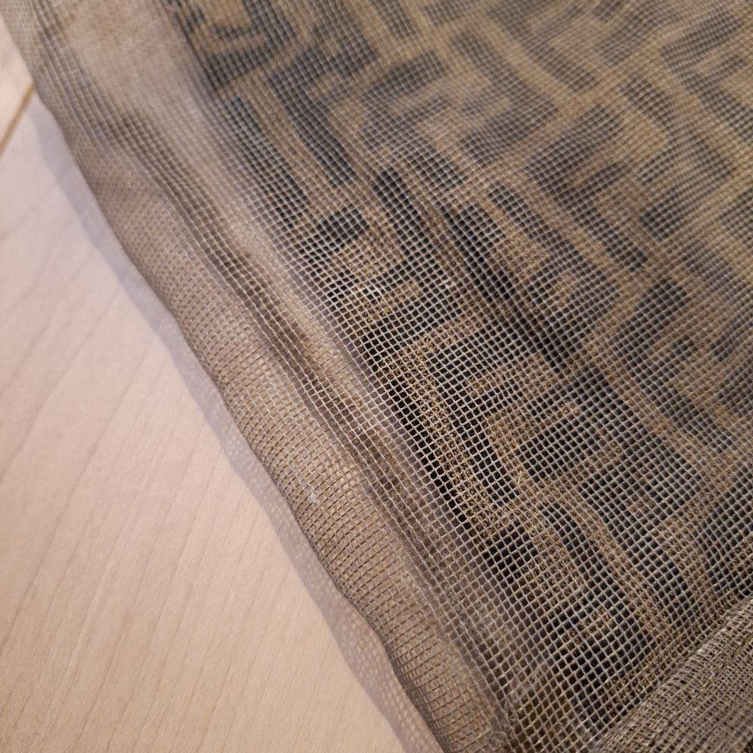 FENDI　フェンディ　メッシュタンクトップ　ノースリーブ　ズッカ柄　イタリア