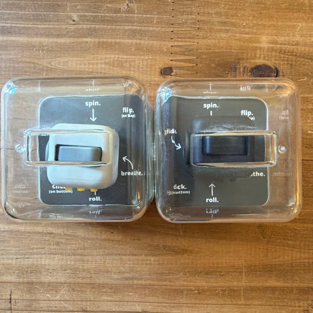 Fidget Cube 2個セット グレー ブラック