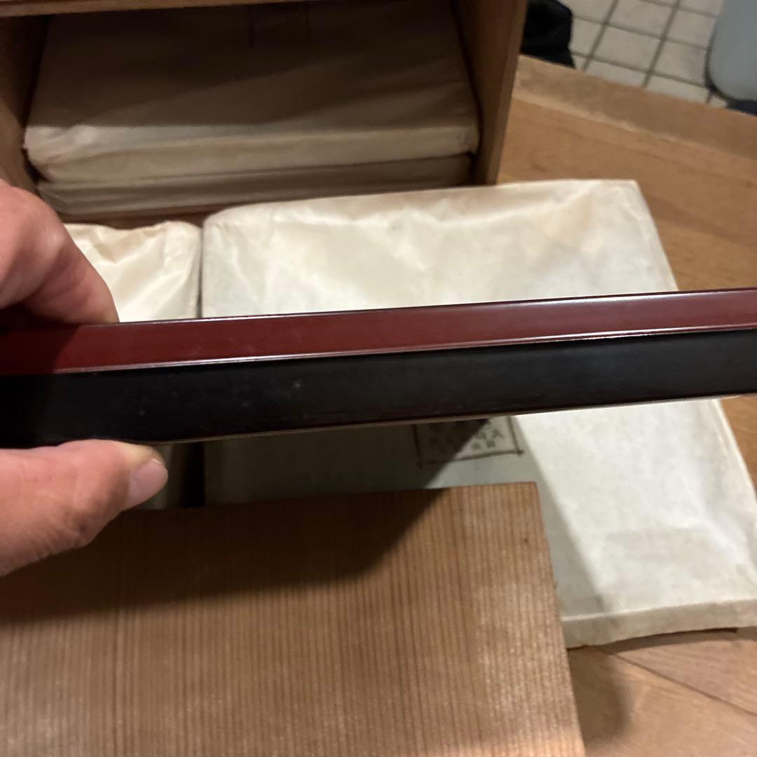 輪島塗 ‼️国産堅牢美術漆器‼️ 10枚セット昭和レトロ、ビンテージ、大岡漆器店、