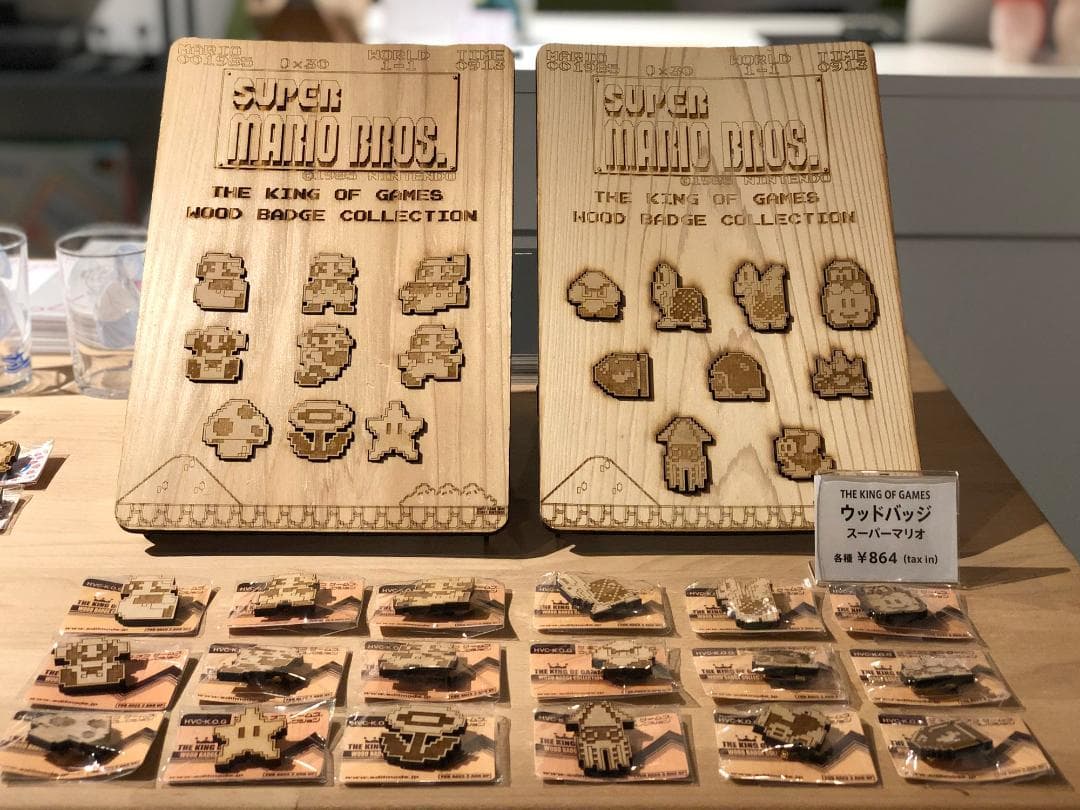 THE KING OF GAMES スーパーマリオ ウッドバッジ コレクション