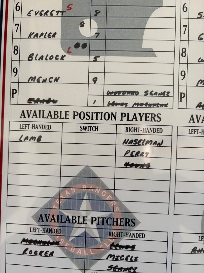 2002年 マリナーズ ラインアップ カード イチロー 佐々木 長谷川 Aロッド