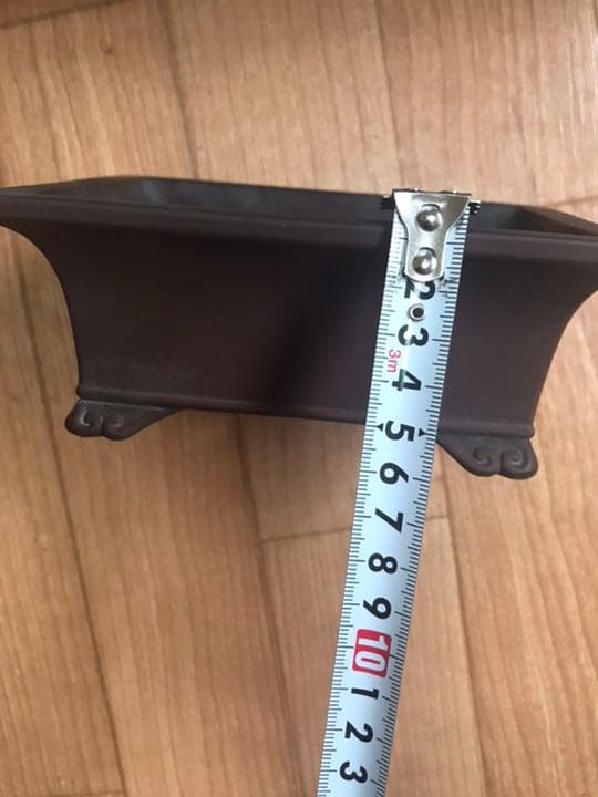 盆栽鉢　小品盆栽鉢　時代ミニ盆栽鉢和鉢支那鉢紫泥長方鉢雲足山野草