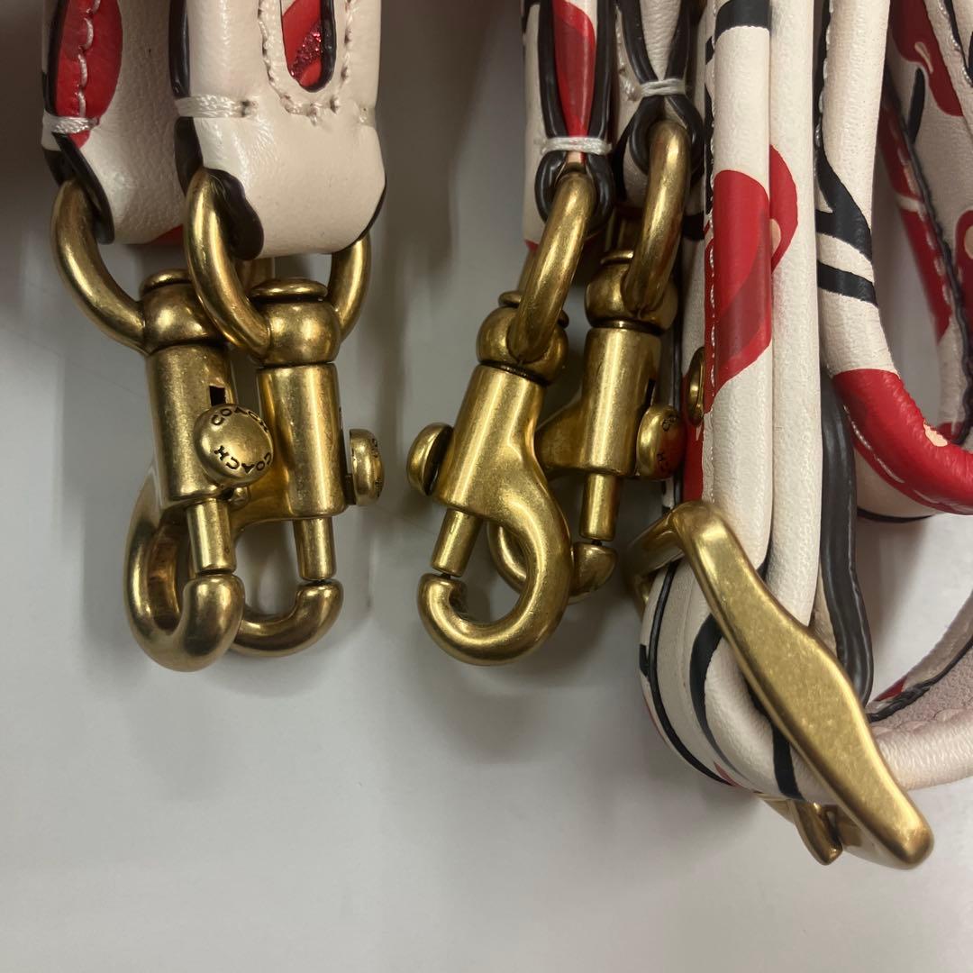 E1-1-01 COACH チェリー柄 ショルダーバッグ