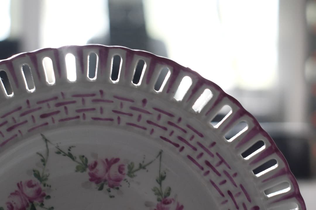 フランスアンティーク｜リュネビル窯（Lunéville）のパニエ