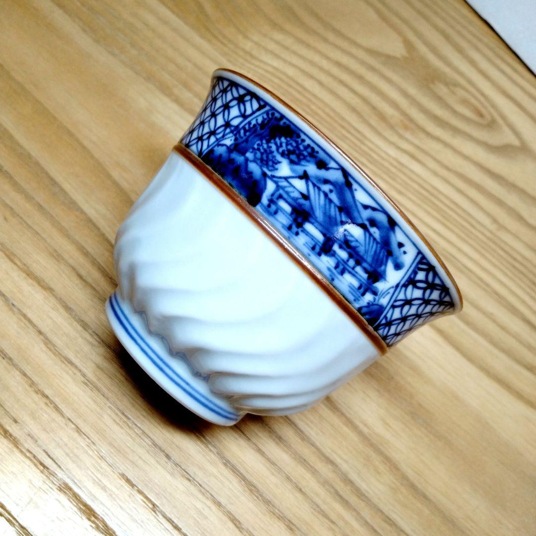 ☆ 平安光抱 清水焼 染付湯呑