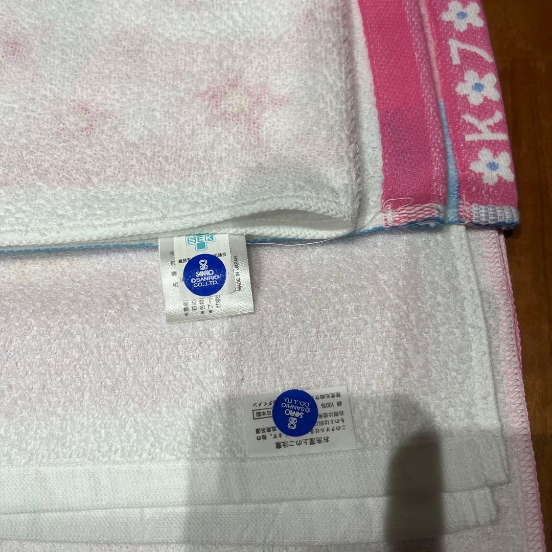 平成レトロ キティちゃん タオル５枚新品未使用