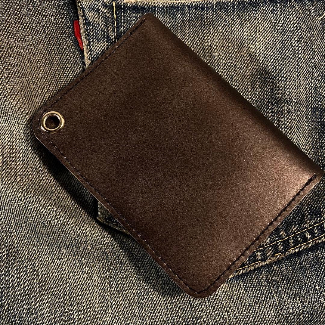 お札が折れない！ミドルトラッカーウォレット シルバー925 アポロコンチョ