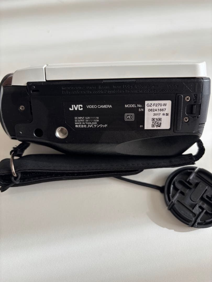 JVCケンウッド Everio GZ-F270-W ホワイト　動作品