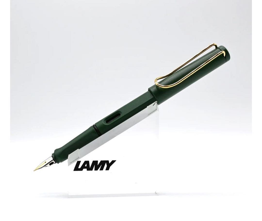 【440本限定】LAMY サファリフィールドグリーンゴールドクリップ 14金ニブ AB02safarinib02.jpg?v=
