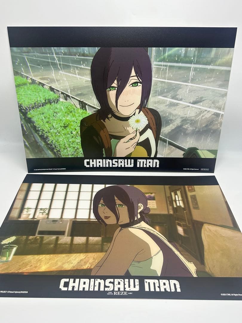 台湾限定 劇場版 チェンソーマン レゼ編 レゼ A3 夜光ポスター　香り付き 台湾限定 劇場版 チェンソーマン レゼ編 特典A3ポスター Dolby 劇場版
