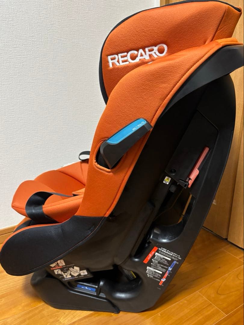 RECARO 車用チャイルドシート オレンジ/ブラック