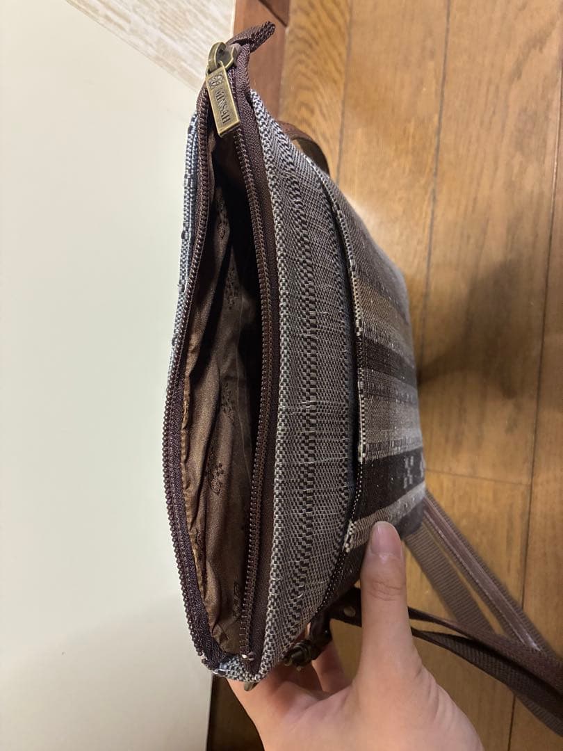 あざみ屋 八重山ミンサー織☆ショルダーバッグ