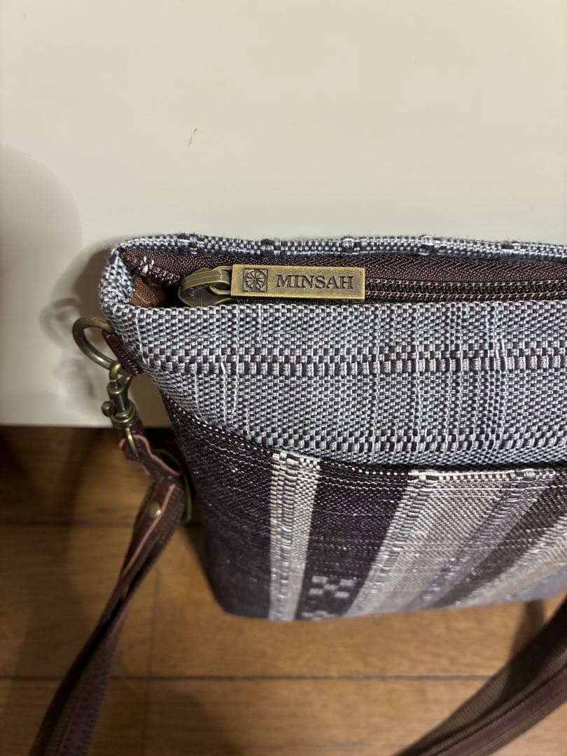 あざみ屋 八重山ミンサー織☆ショルダーバッグ