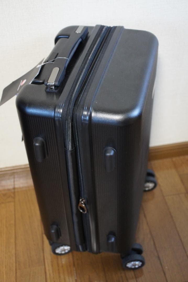 新品 JAL キャリー ブラック 37L 機内持込 日本航空 拡張 おまけ付