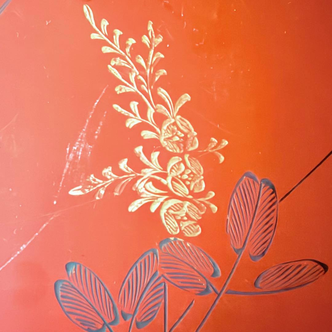 2209様感謝‼️特別価格‼️節目JAPAN GOZENGOLDすすき沈金朱御膳5客