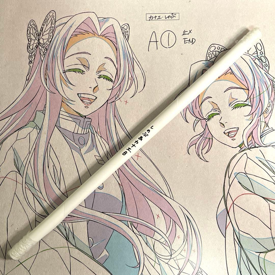 鬼滅の刃 お楽しみくじ Wチャンス 原画 ポスター 胡蝶しのぶ&カナエB