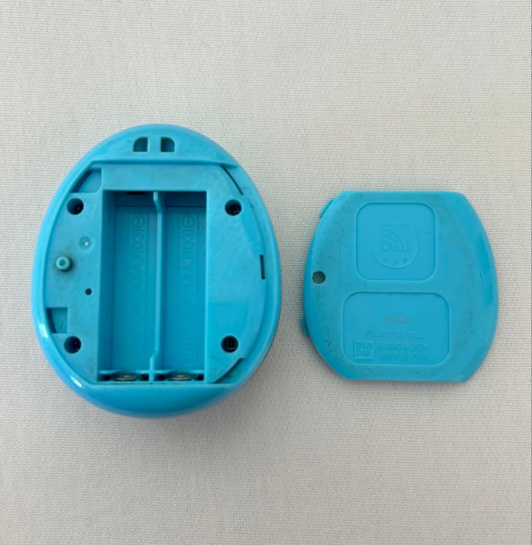 【ジャンク品】たまごっち4U 水色 カバー付き