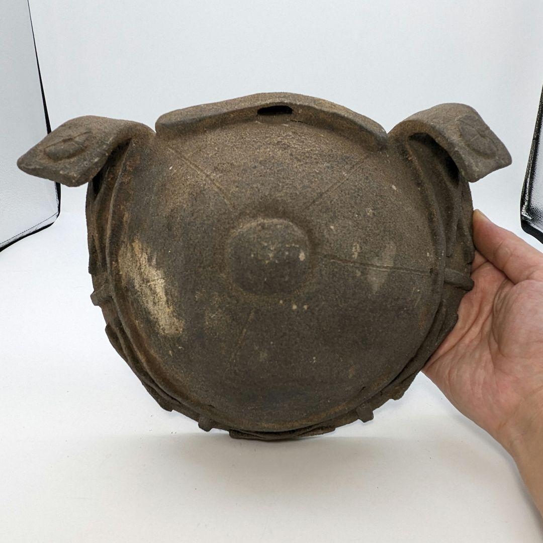 西川政彦 備前焼 兜2種 合箱 カブト 鎧兜 端午の節句 置物 細工物 西川政美