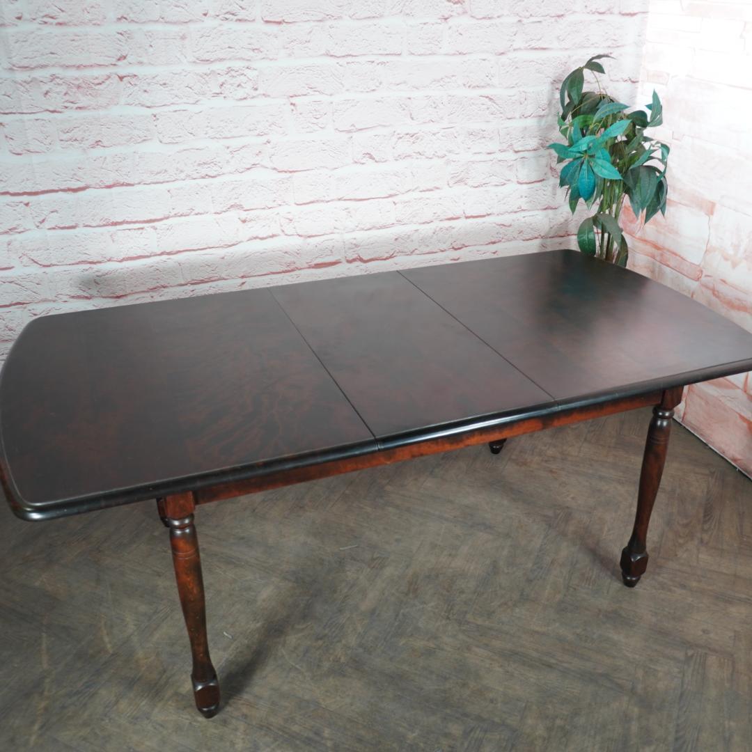 北海道民芸家具 伸縮式ダイニングテーブル エクステンション #477