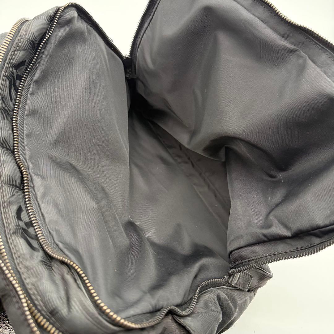 シャネル ニュートラベルライン ココマーク レザー 2way ハンドバッグ 黒