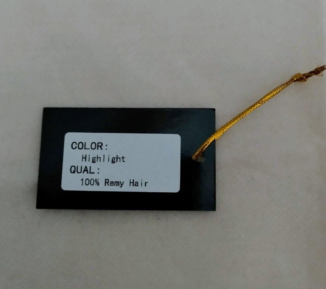 新品未使用 人毛 ブラウン系トップピース ギンカウィンカ ドレスドヘア