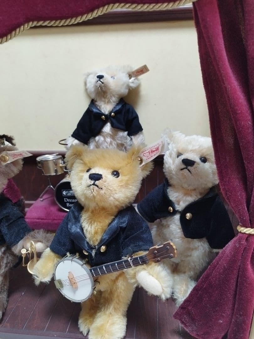 steiff シュタイフ　ミレニアム　ミュージカルバンドスタンド　テディベア