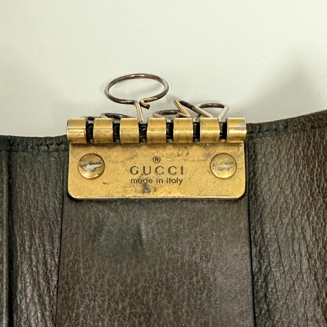 Gucci GGキャンバスキーケース ブラウン - メルカリ
