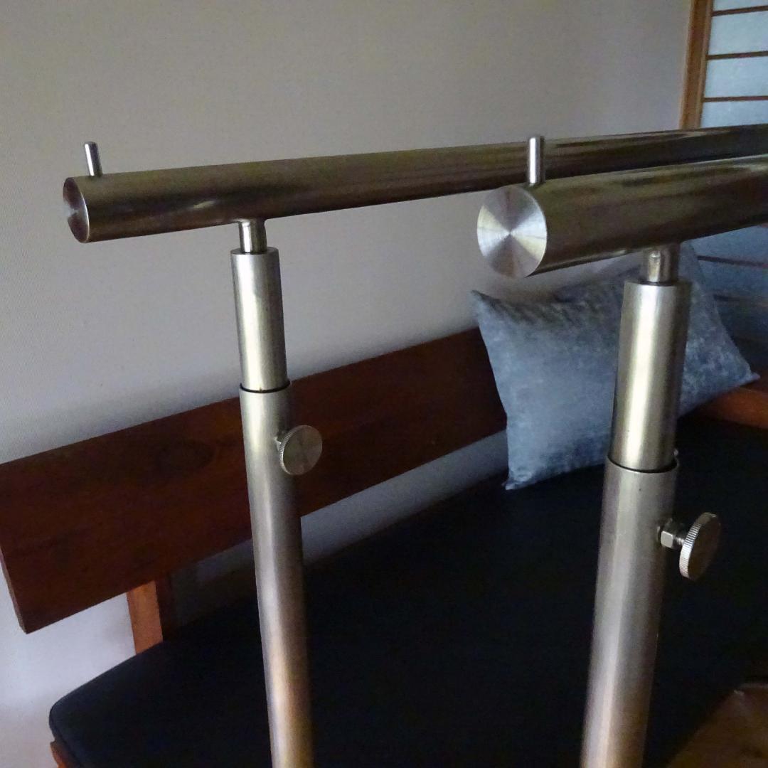 2点 ステンレス× ハンガーラック スタンド アイアン アンティーク調