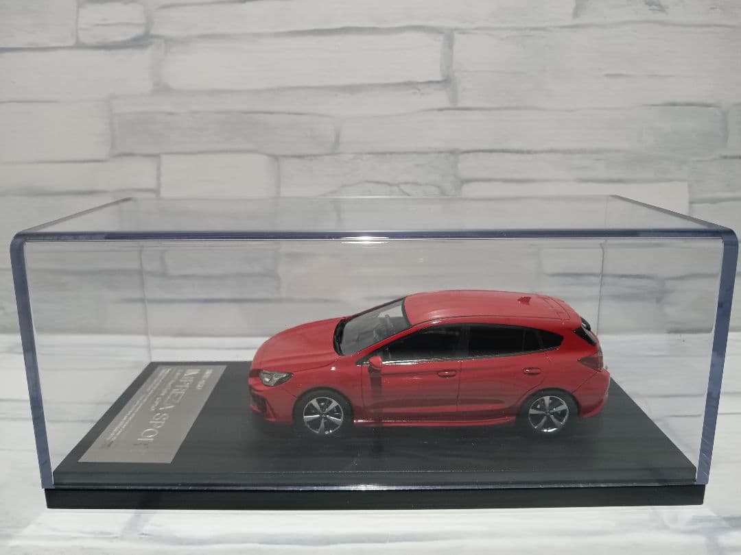noa　1/43 スバル　インプレッサスポーツ　2.0i　ミニカー　レッド