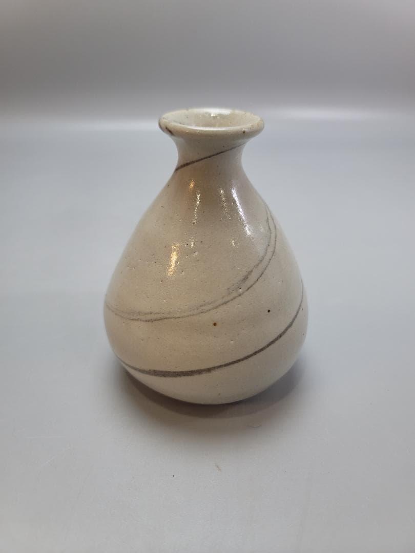 松井康成 作 練上徳利 共箱 美品 人気作家 DT553