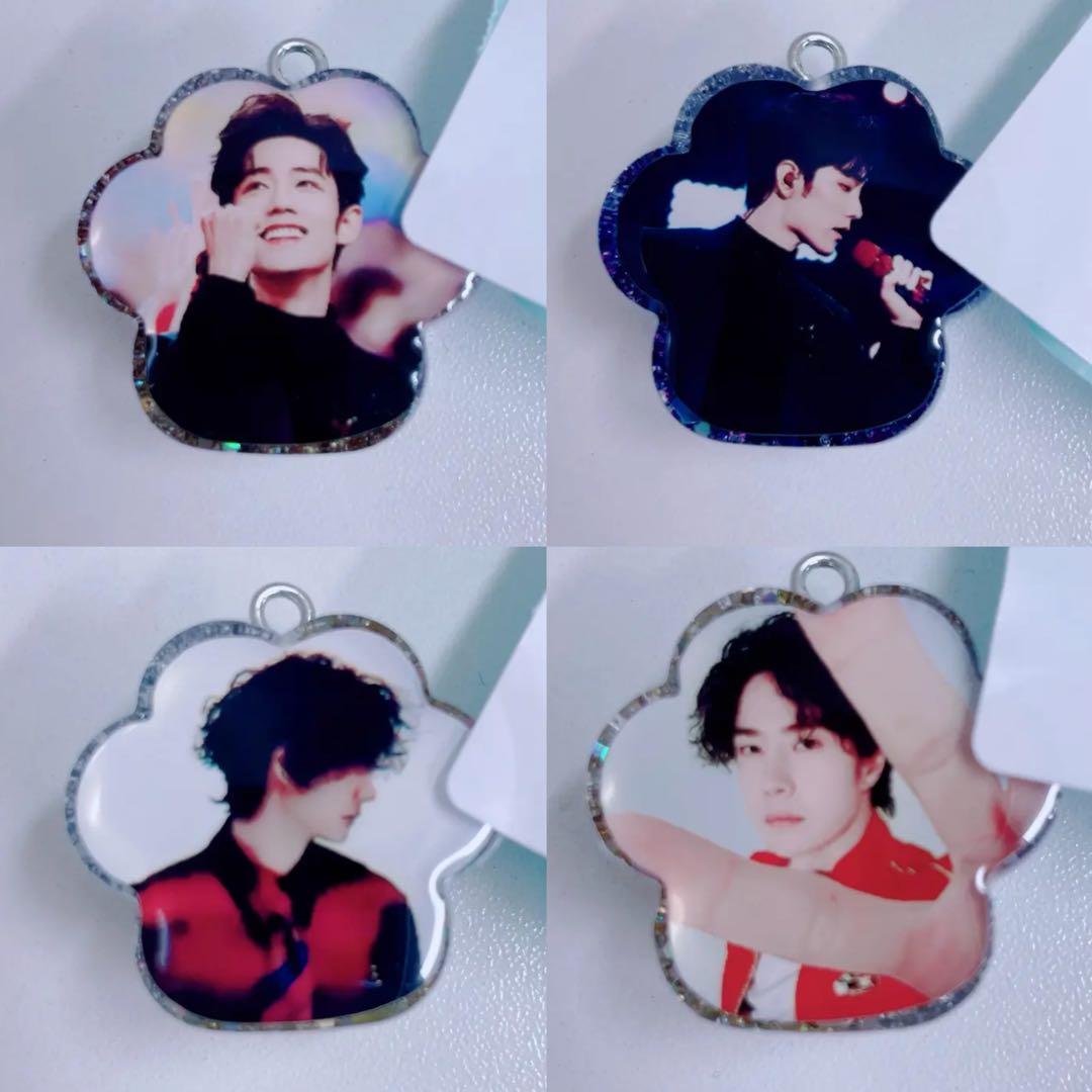 王一博 肖戦 Mサイズ 肉球 レジンキーホルダー32点セット❣️確認用0119 王一博 肖戦 アイスクリームレジンキーホルダー0612