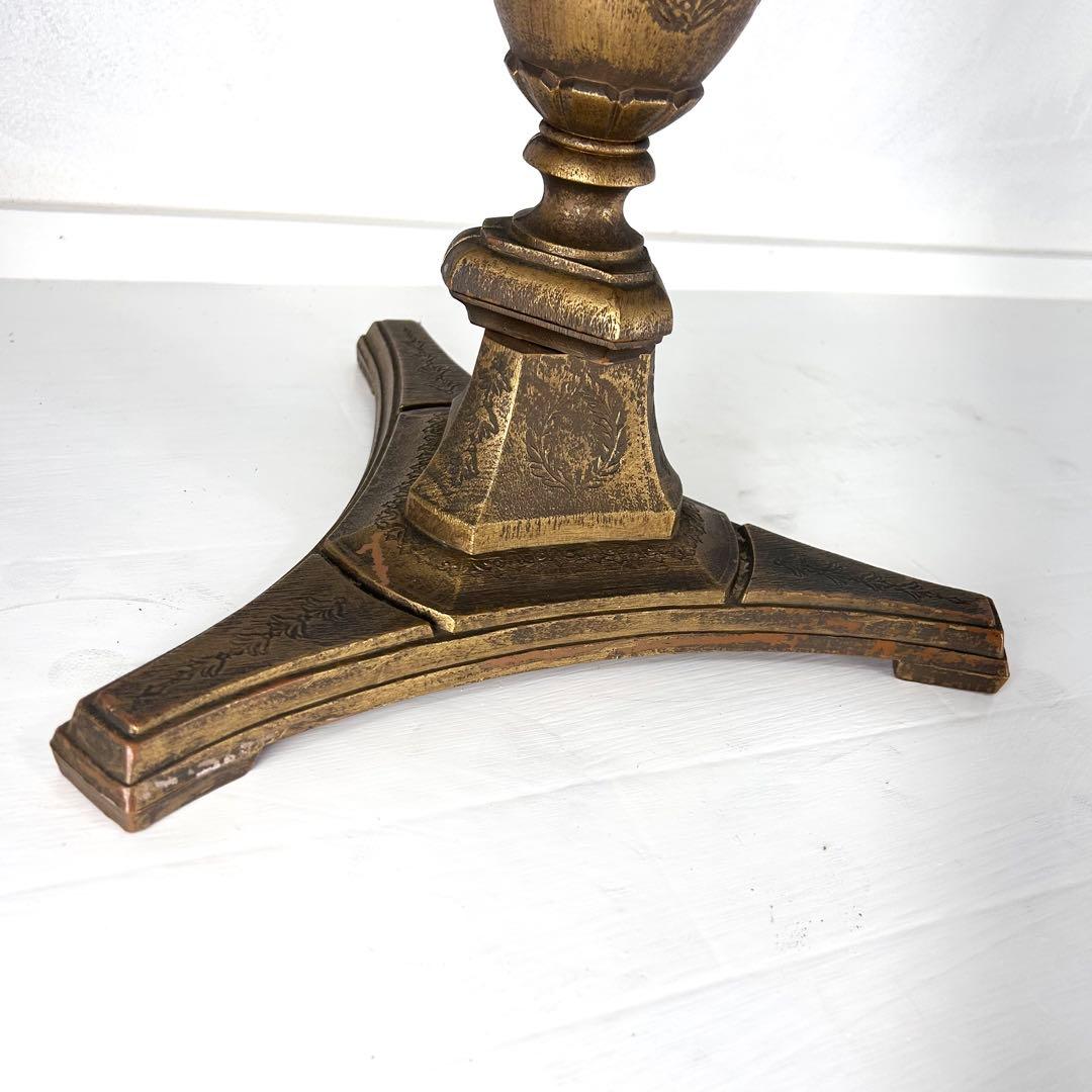 希少】ヴィンテージ ストーントップ サイドテーブル 大理石 ゴールド