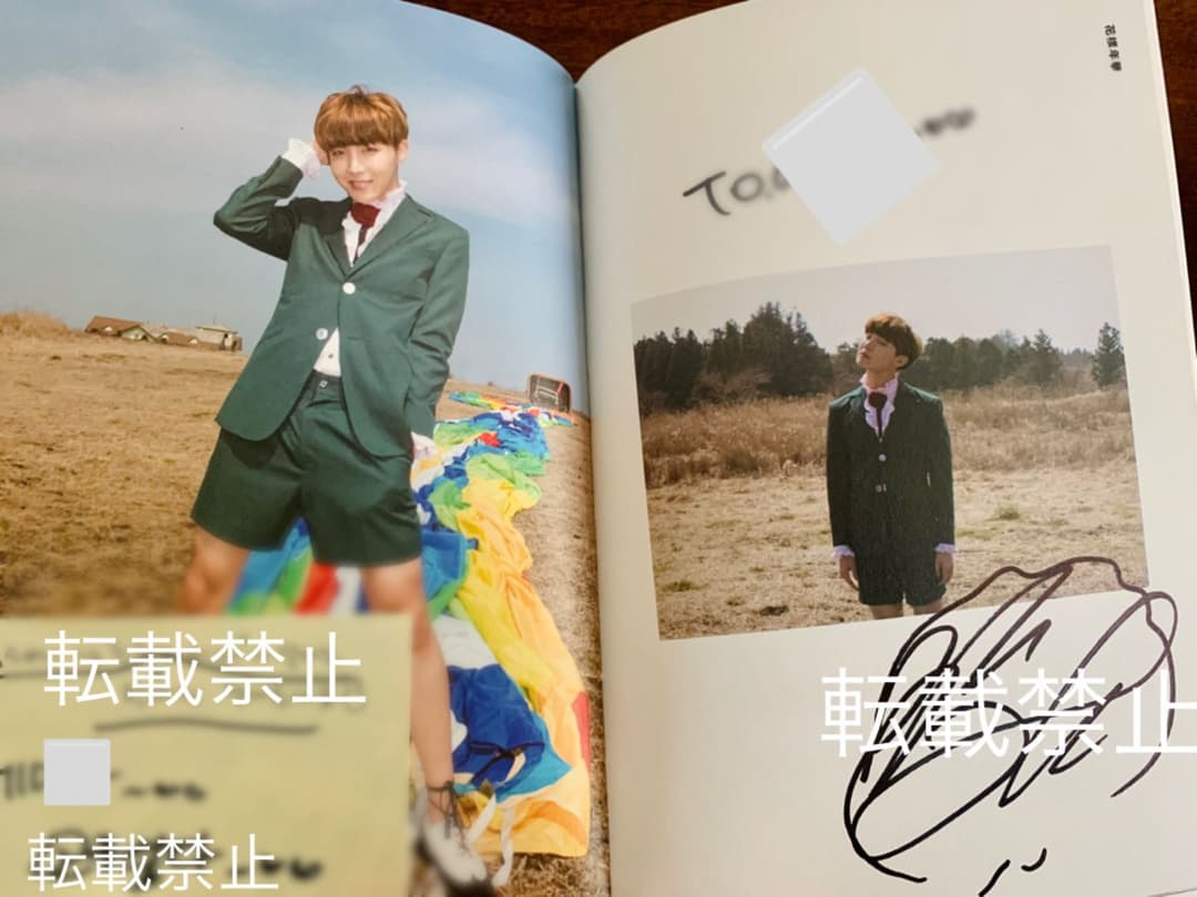 BTS サイン会 YOUNG FOREVER 花様年華 ポストイット付き