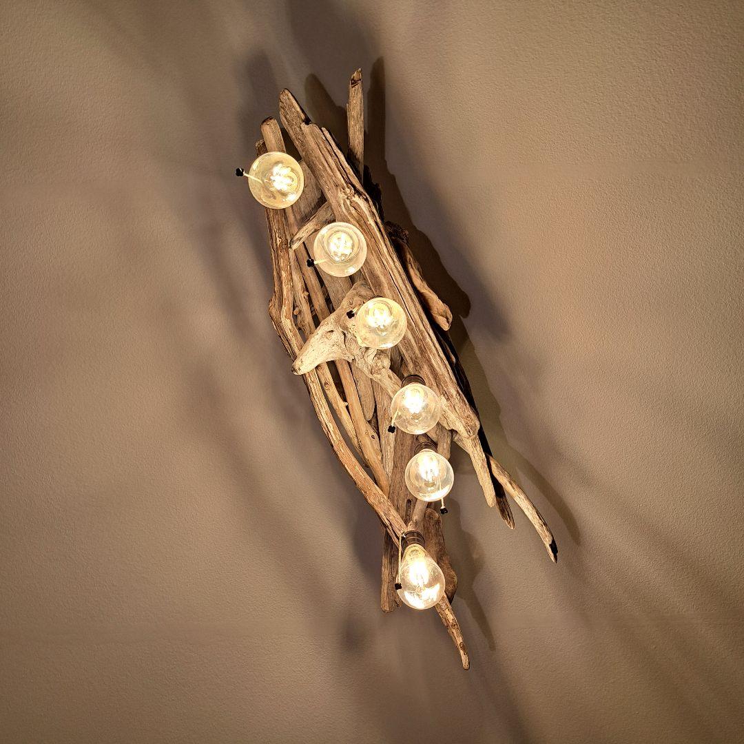 流木インテリア 6〜15帖　ペンダントライト　エジソン球付　ヴィンテージソケット