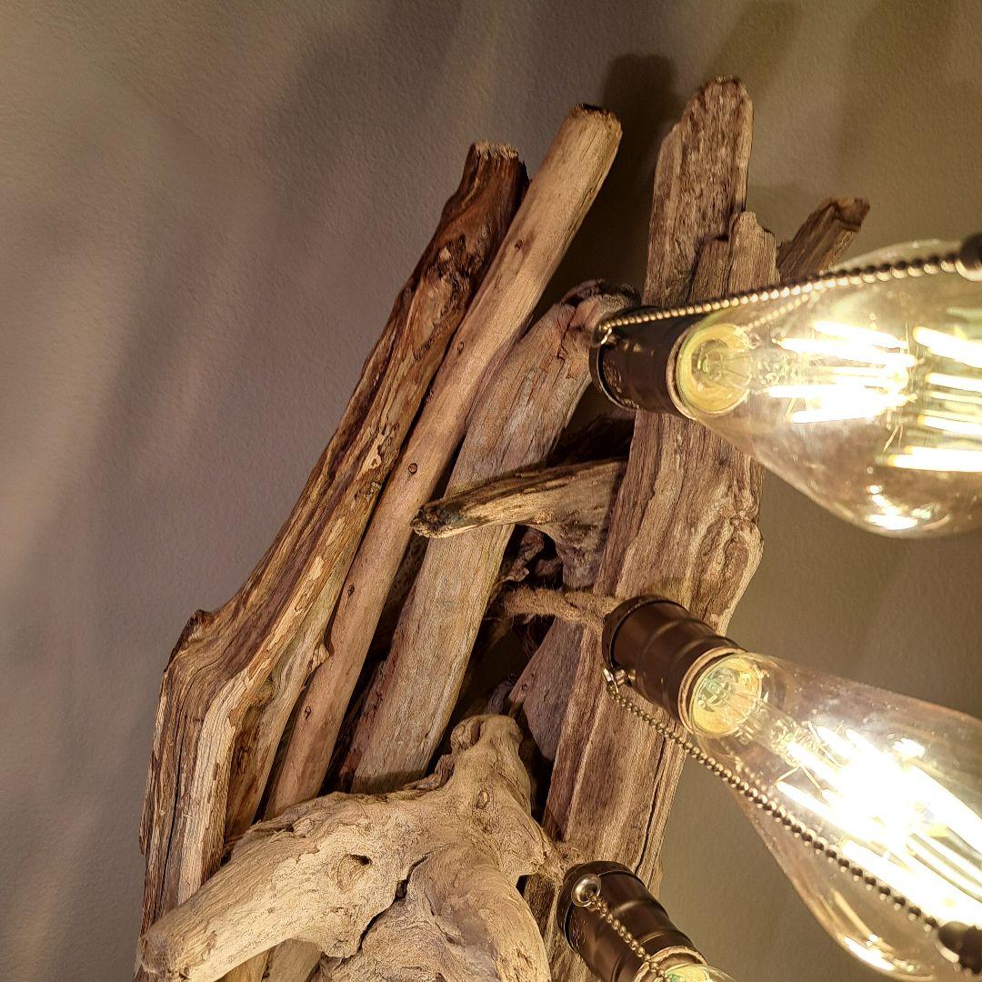 流木インテリア 6〜15帖　ペンダントライト　エジソン球付　ヴィンテージソケット