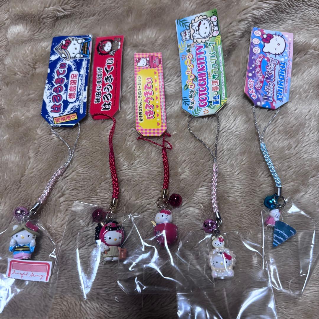 星*奨様 ハローキティ ご当地 根付け ストラップ 50点 まとめ売り
