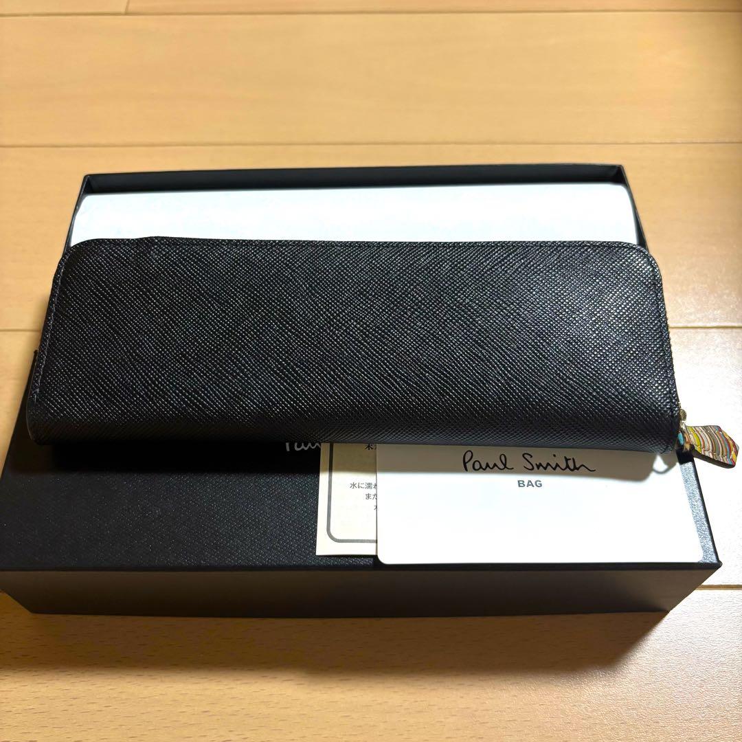 Paul Smith ジップストローグレイン　ペンケース　ほぼ未使用　黒　完売品