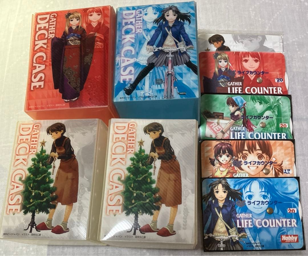 ホビージャパン　田中久仁彦デッキケース、ライフカウンターセット ホビージャパン田中久仁彦デッキケース、ライフカウンターセット