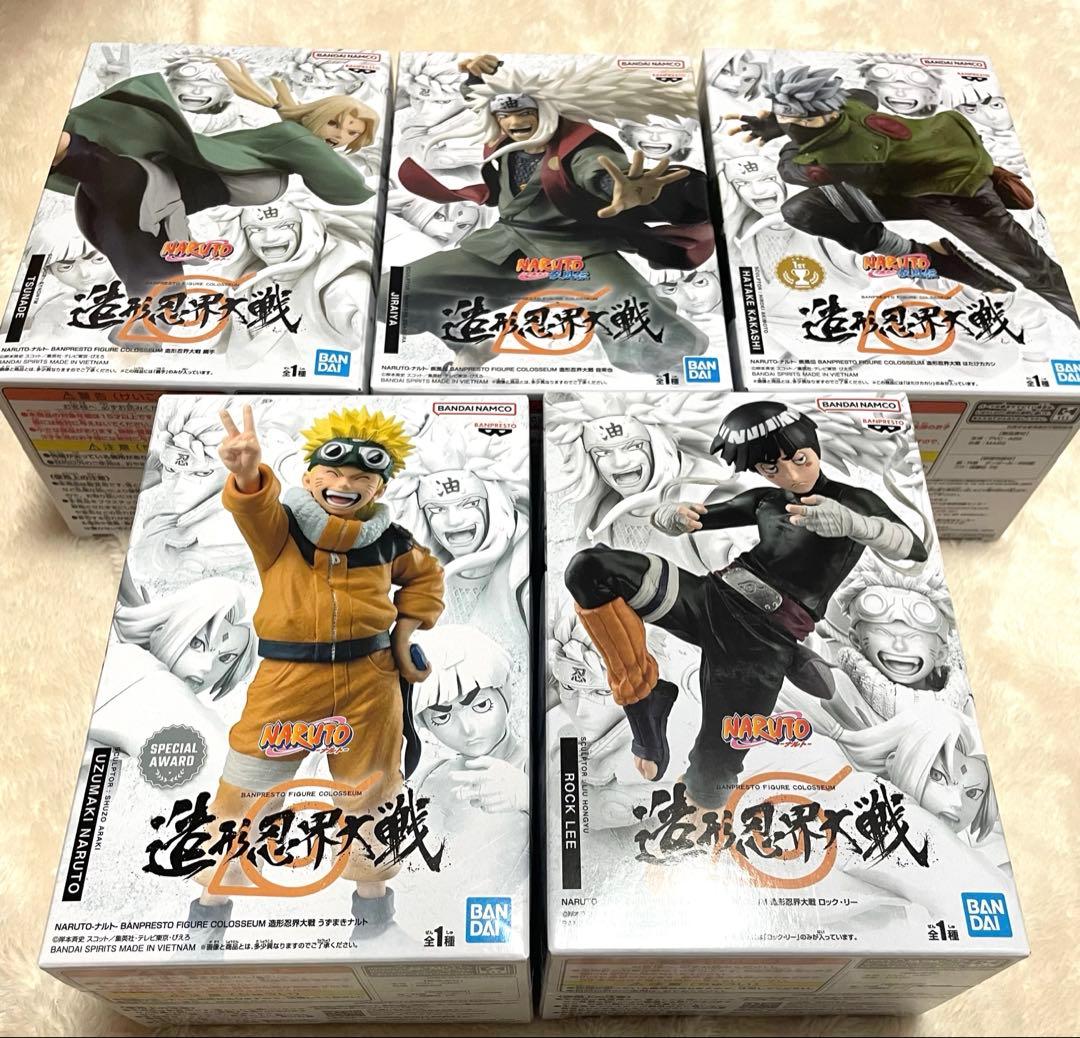 NARUTO ナルト疾風伝 造形忍界大戦 綱手1個 自来也1個
