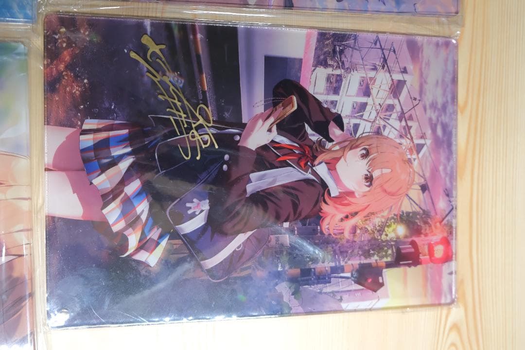 ぽんかん⑧ 一色いろは 直筆サイン入り アクリルボード 俺ガイル 4種セット