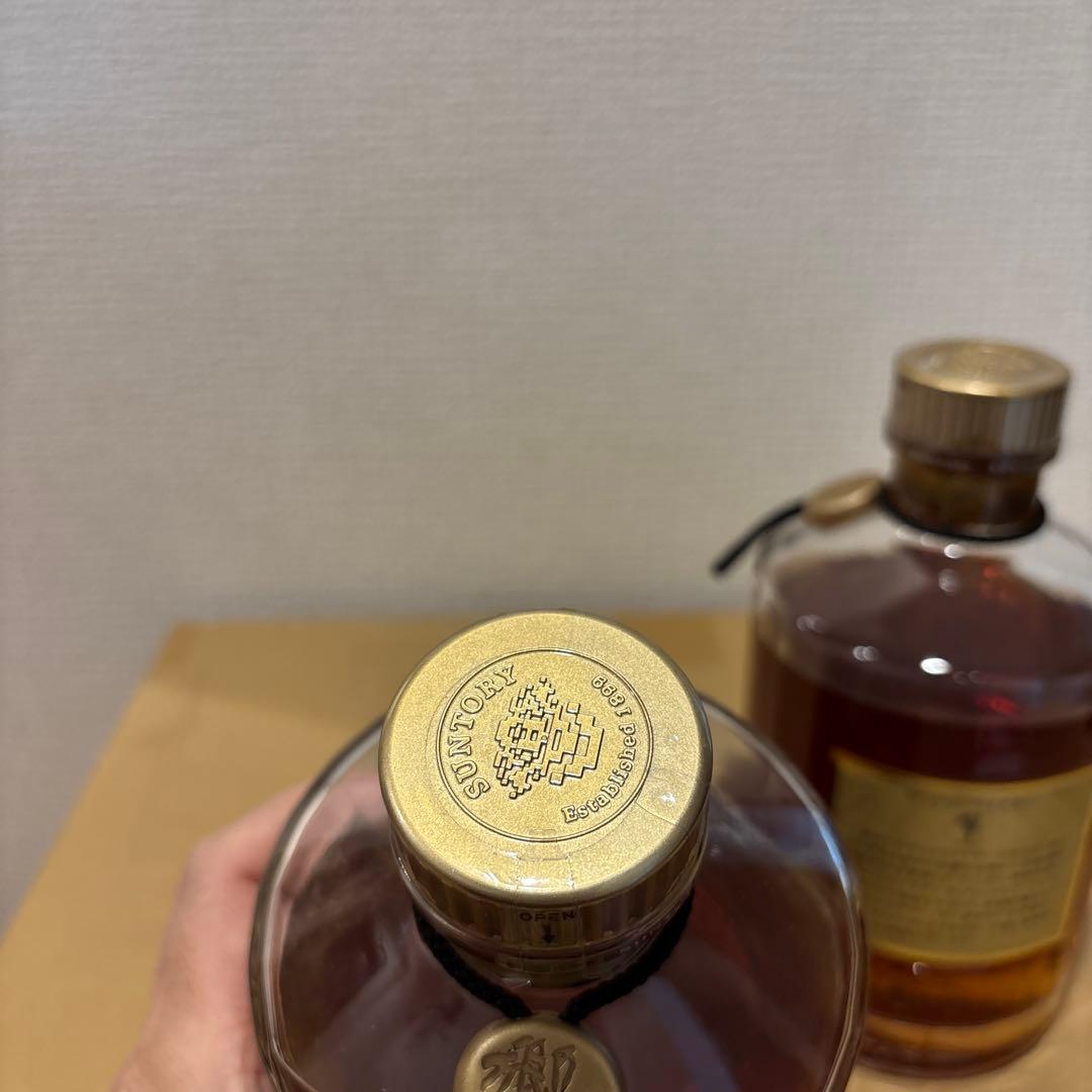 サントリーウイスキー響 裏ゴールドラベル 2点セット 未開封 液面低い