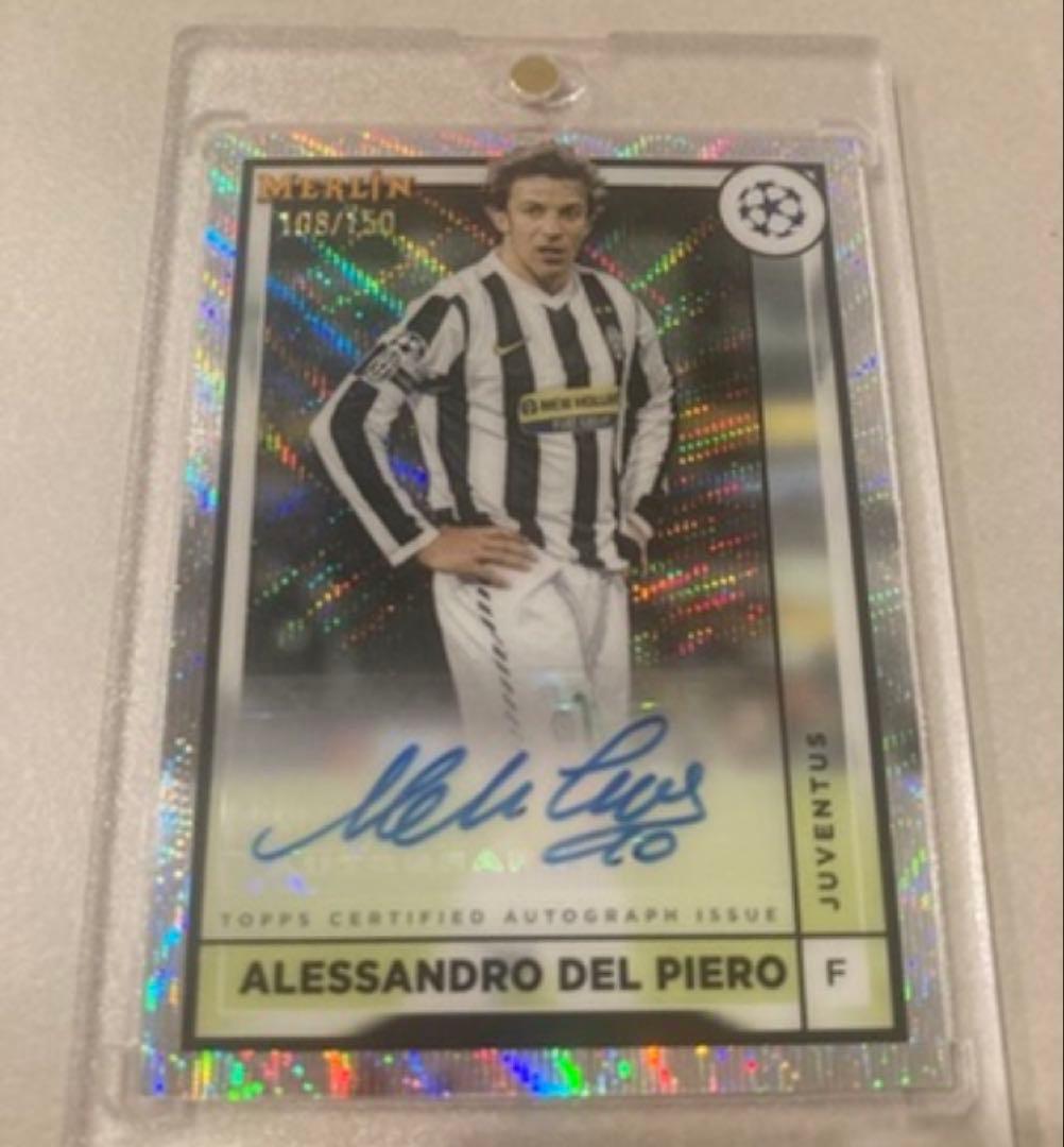 デルピエロ 直筆サインカード 150シリ - メルカリ