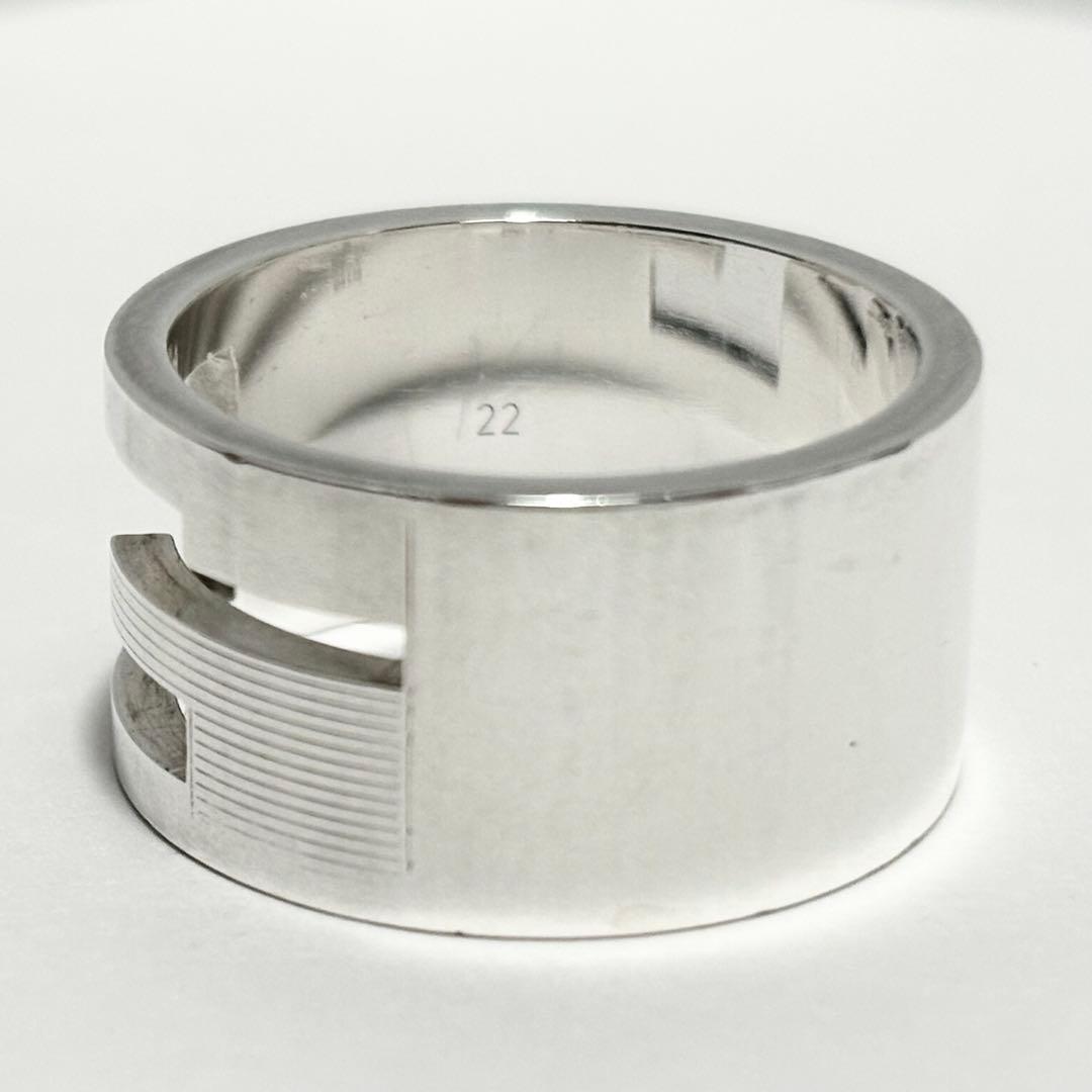 ✨美品✨GUCCI グッチ リング 指輪 ブランデッドG ロゴ 20号 シルバー