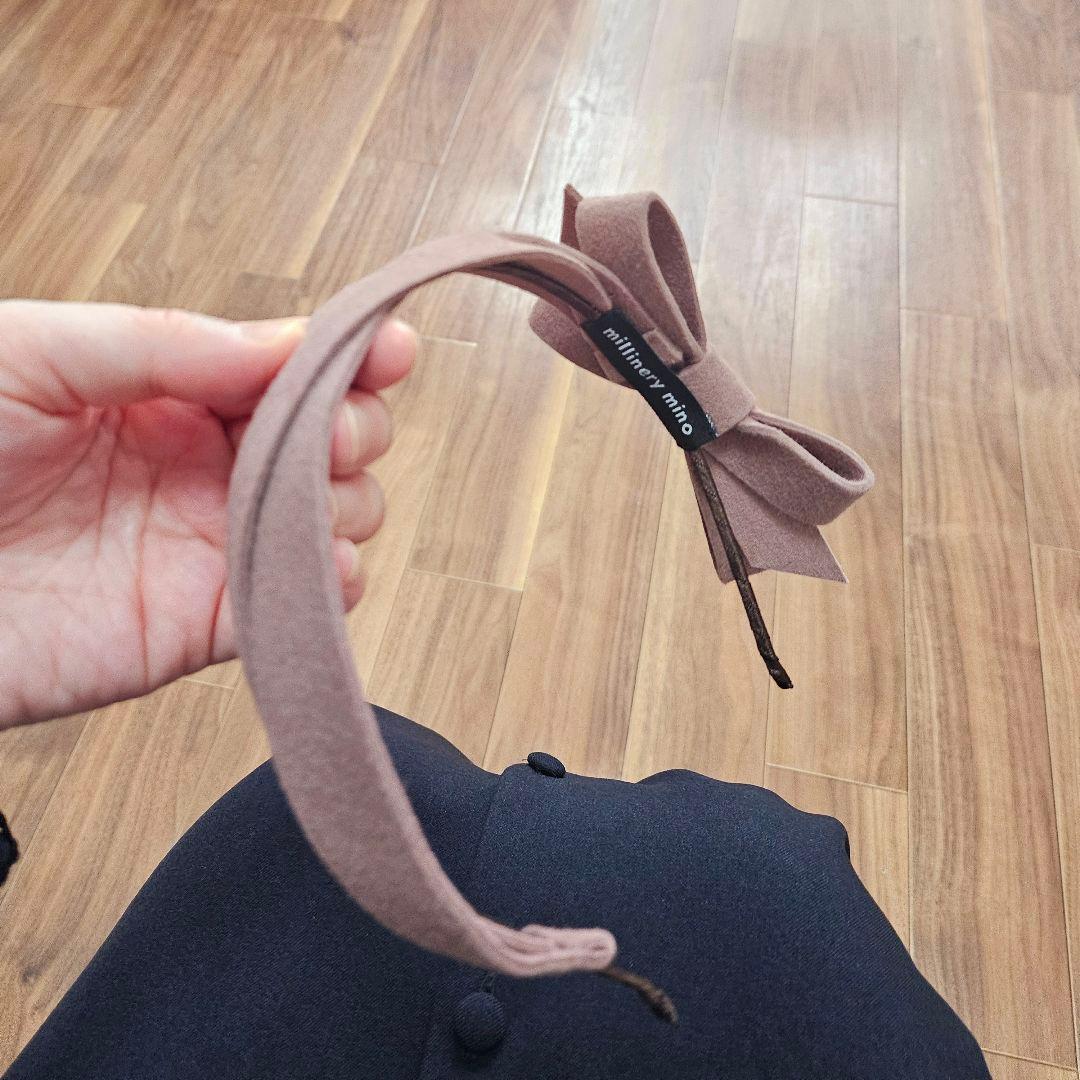 millinery mino（ミリナリーミノ）リボンカチューシャ