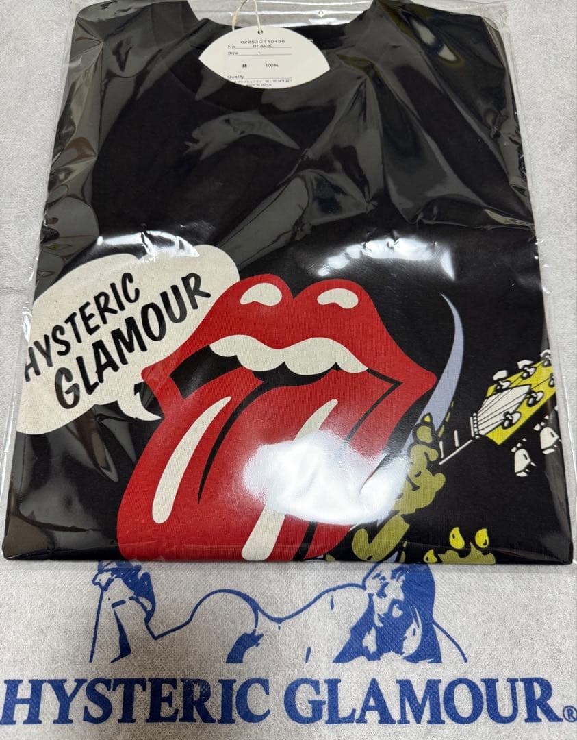 ヒス×ローリングストーンズ半袖Tシャツ【TOUNGE DINOSAUR】黒L - メルカリ