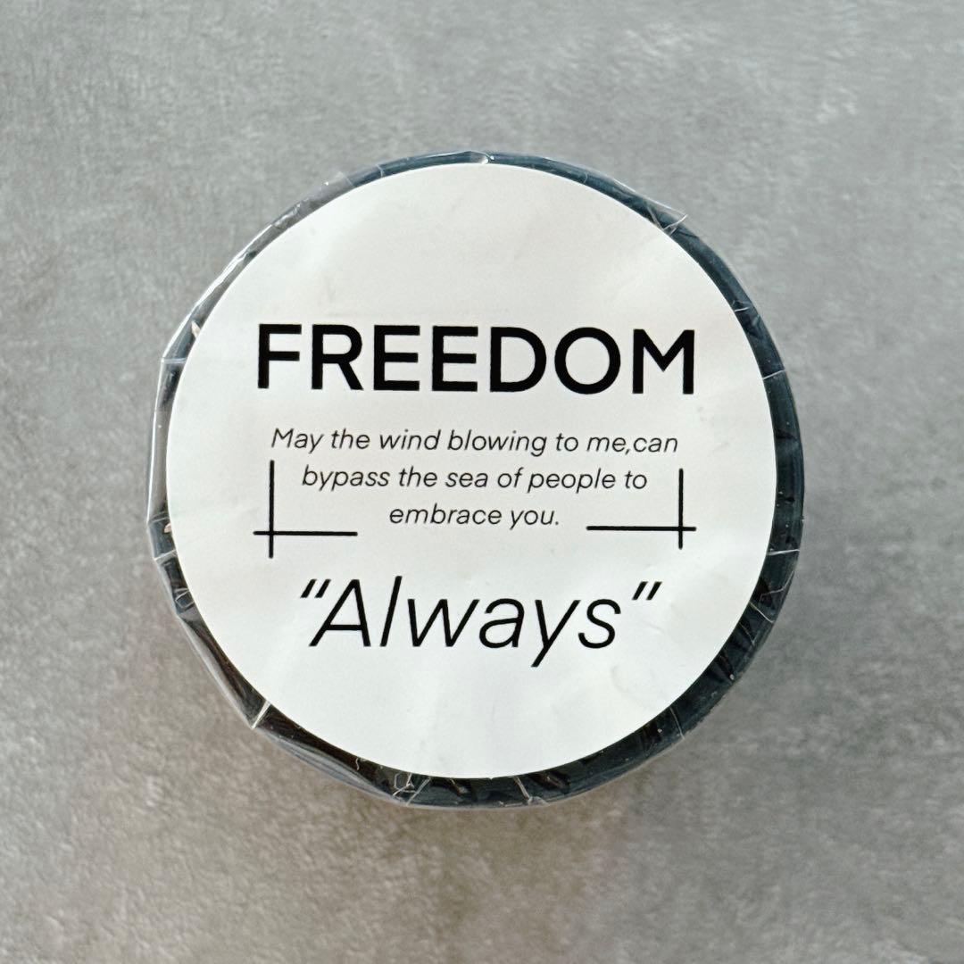 新七天《FREEDOM》海外マスキングテープ　マステ 【2573】