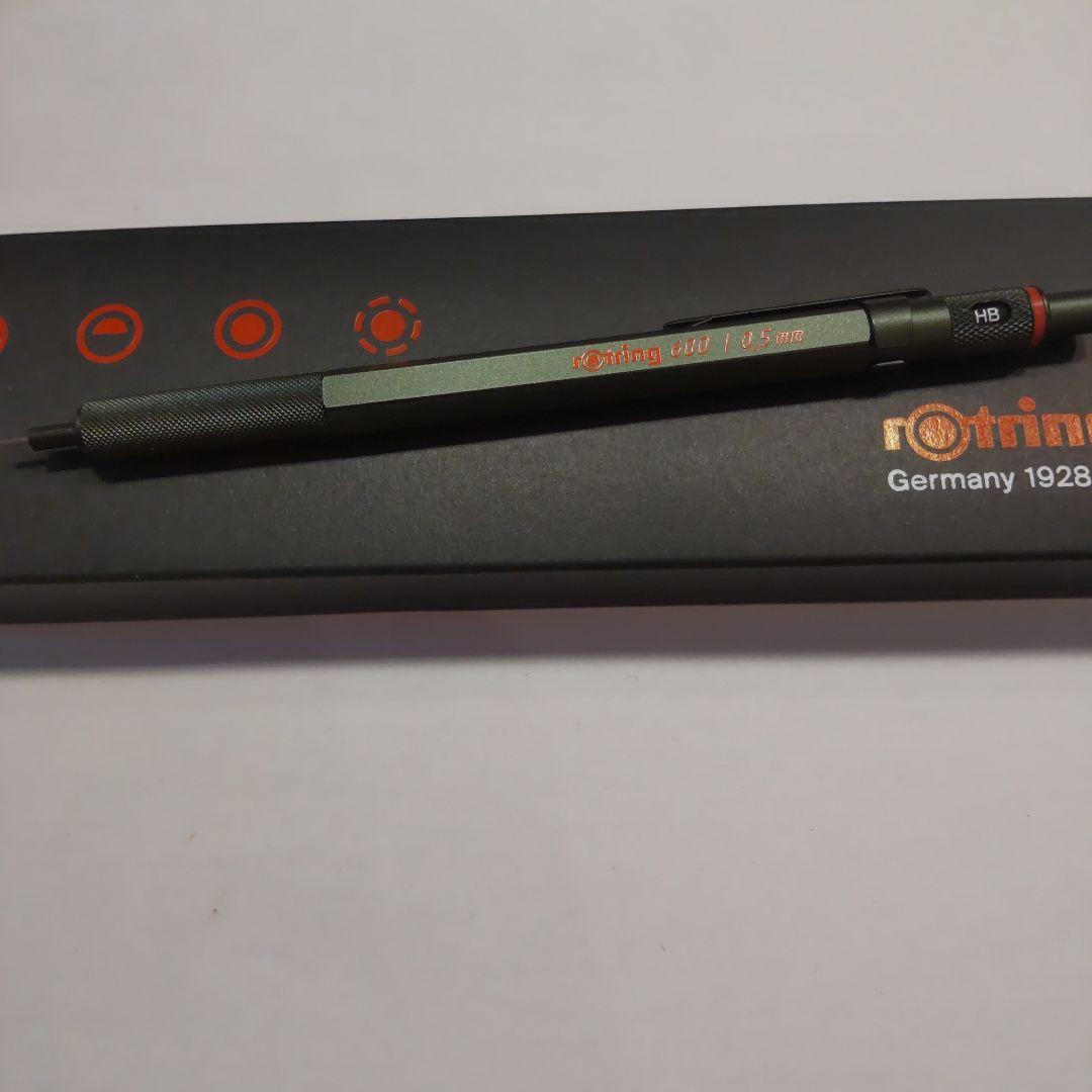 野原工芸 梅 シャーペン おまけRotring600 深緑 お値下げ可