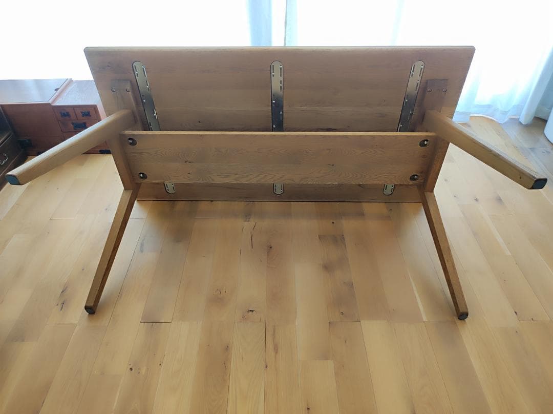 unico　ADDAY(アディ) ダイニングテーブル W1500　オーク無垢材